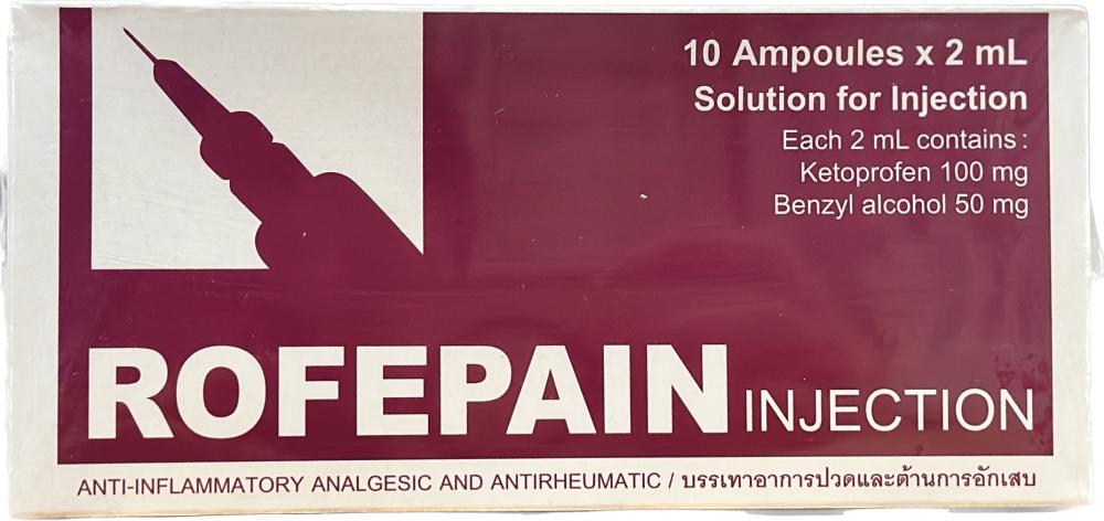 ROFEPAIN INJ.100MG. 10AMP